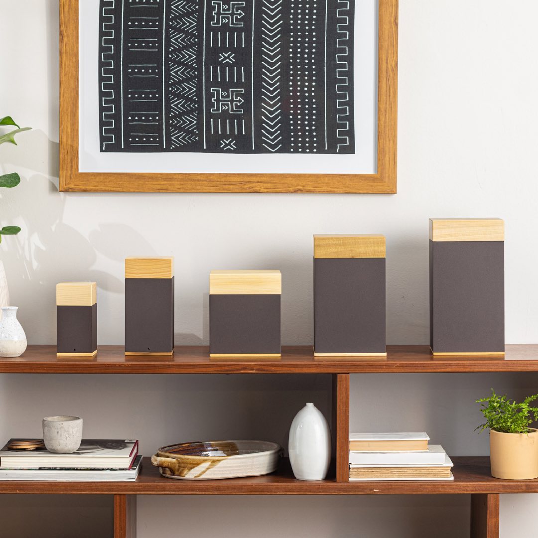 The Lenox Pet Urn in Cherry