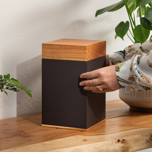 The Lenox Pet Urn in Cherry