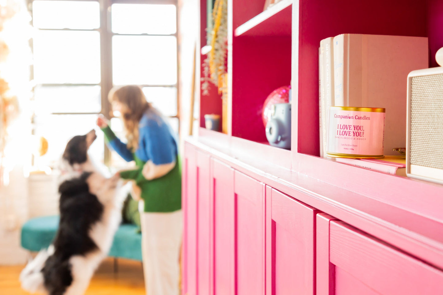 I Love You Double Time Pet-Safe Candle