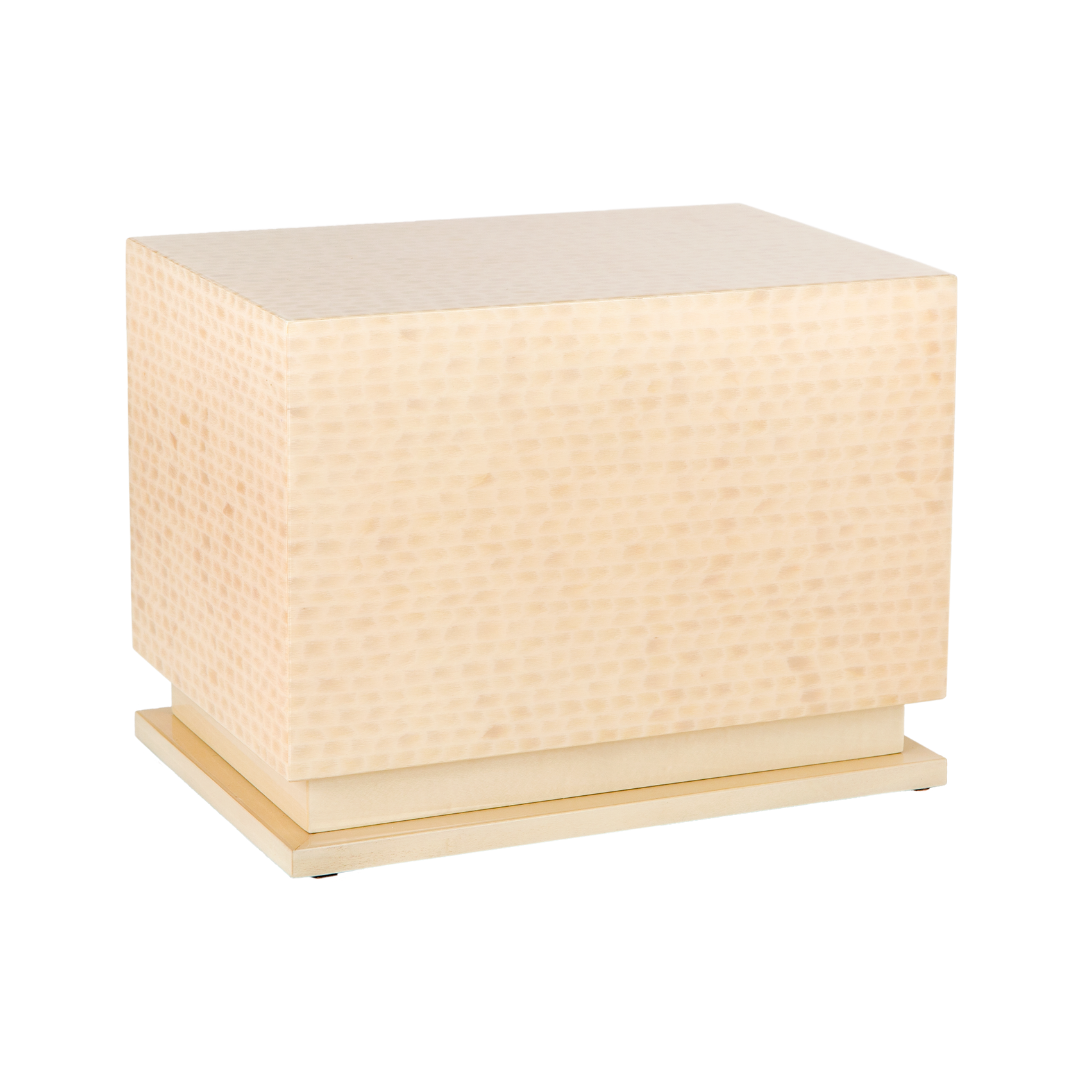 The Thompson Pet Urn in Cream
