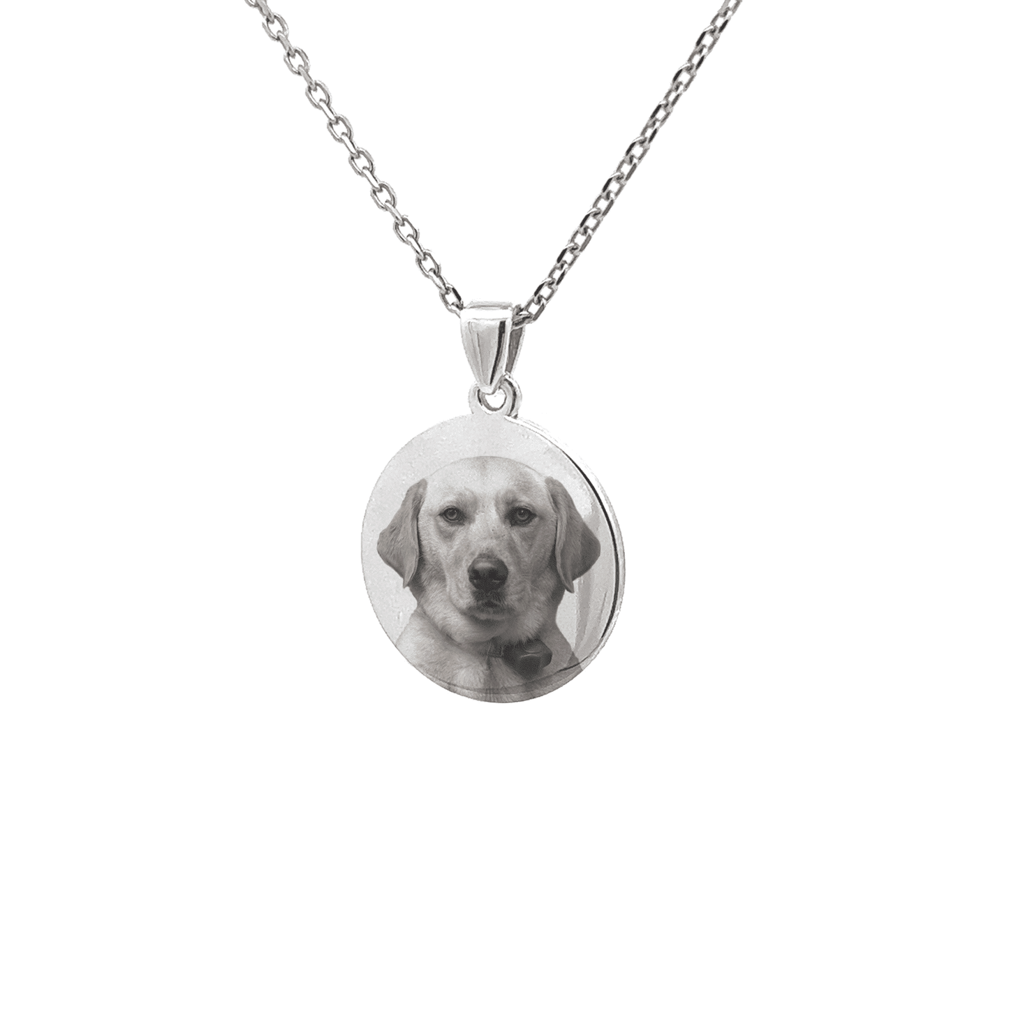 Customizable Classic Pet Circle Pendant
