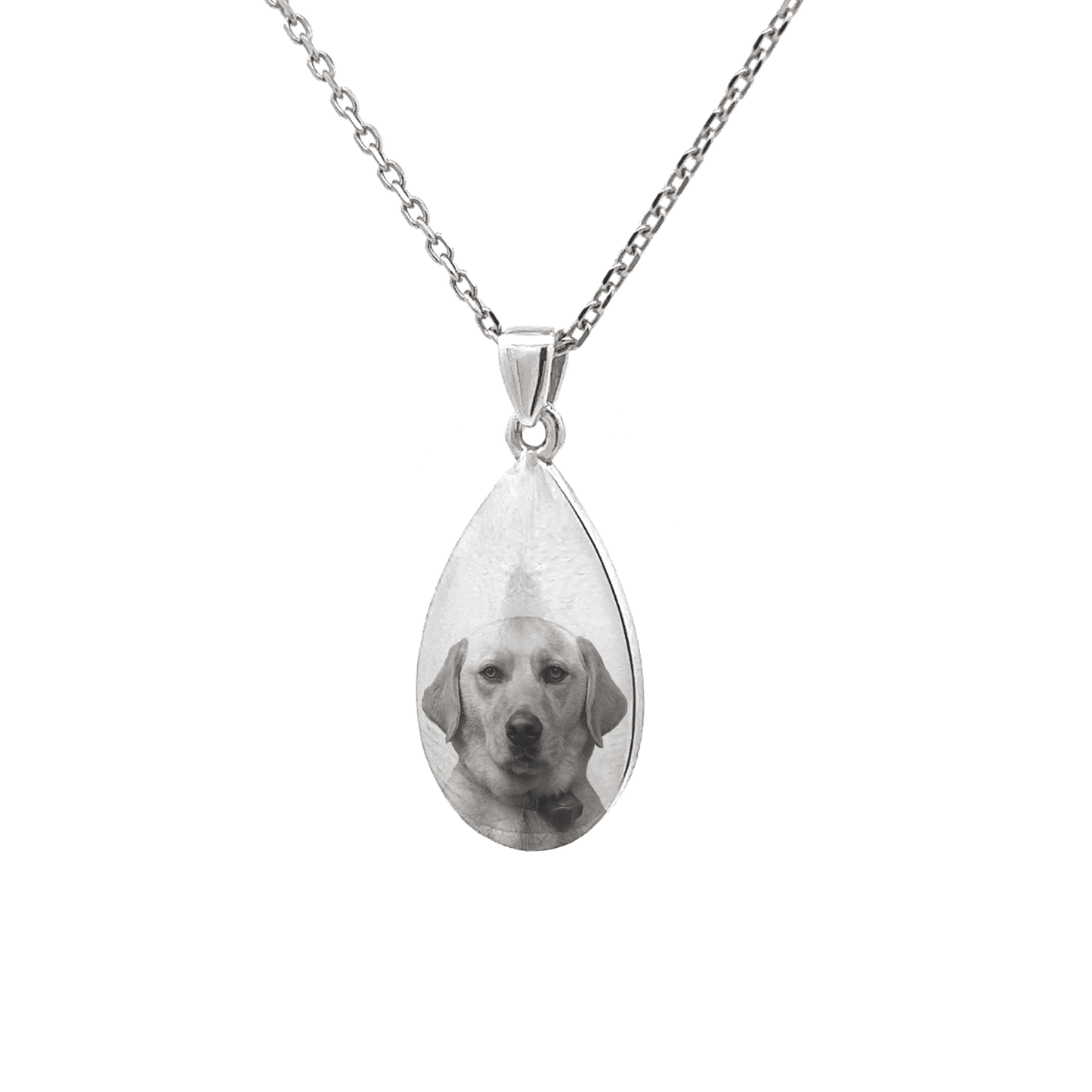 Customizable Classic Pet Teardrop Pendant