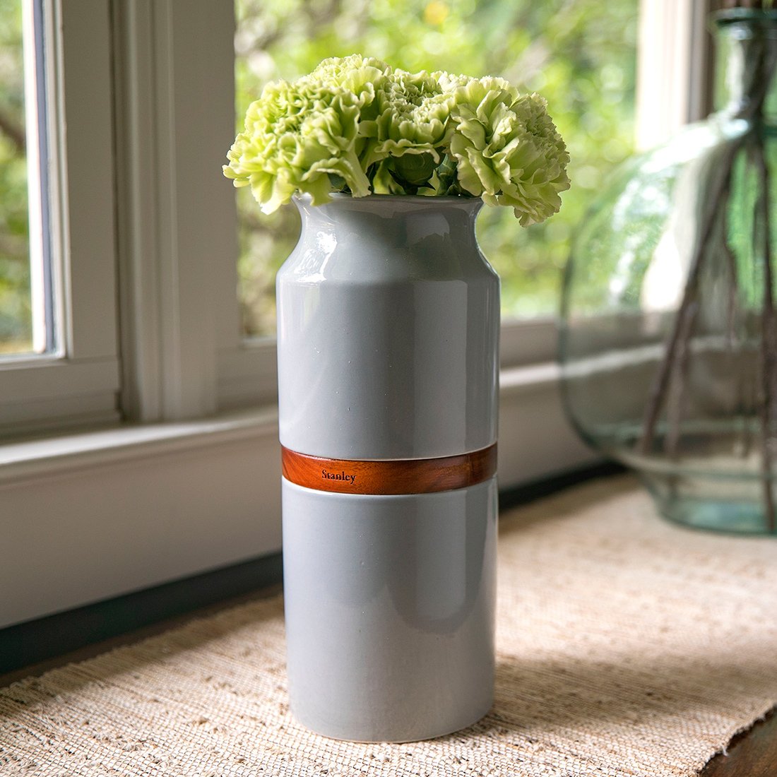 The Vega Vase Pet Urn in Grey
