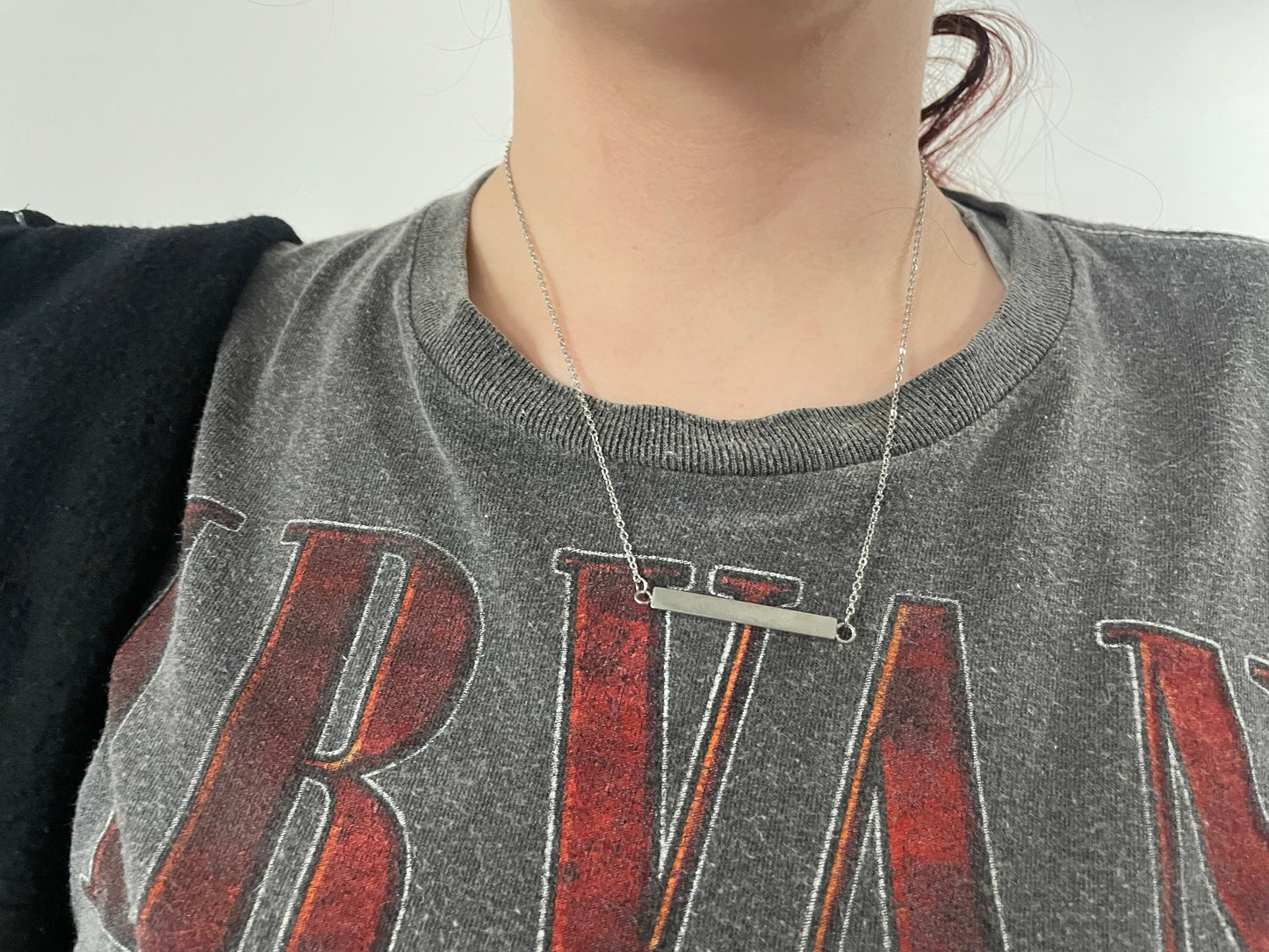 The Horizontal Bar Pet Cremation Necklace
