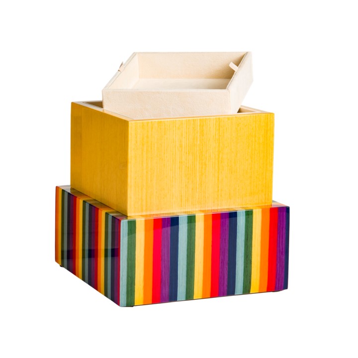The Stanton Pet Urn in Vibrant Multicolor