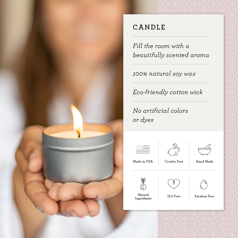 Tin Soy Candle Trio