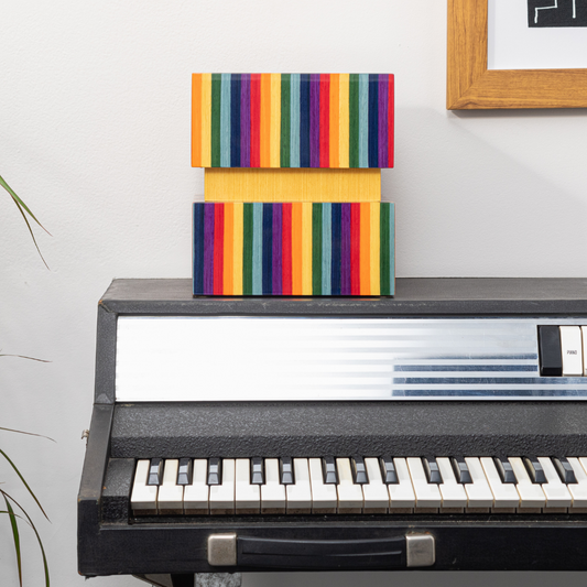 The Stanton Pet Urn in Vibrant Multicolor