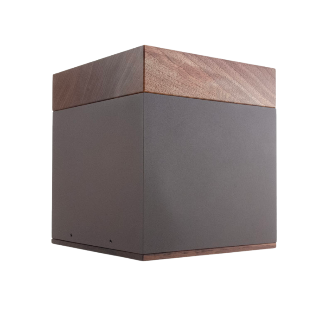 The Lenox Pet Urn in Black Walnut