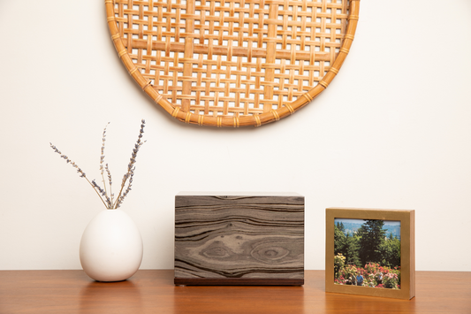 The Hudson Pet Urn in Grey