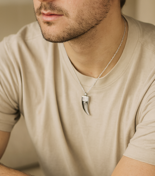 The Wolftooth Pet Cremation Necklace
