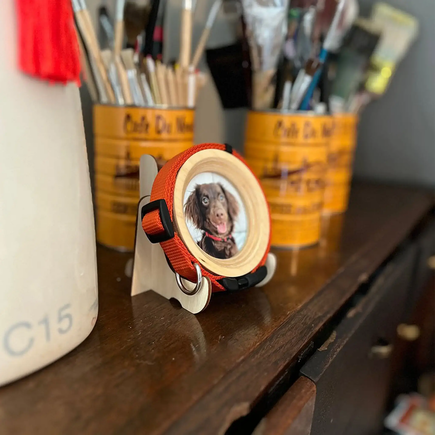 Small Wood Display Picture Frame Stand