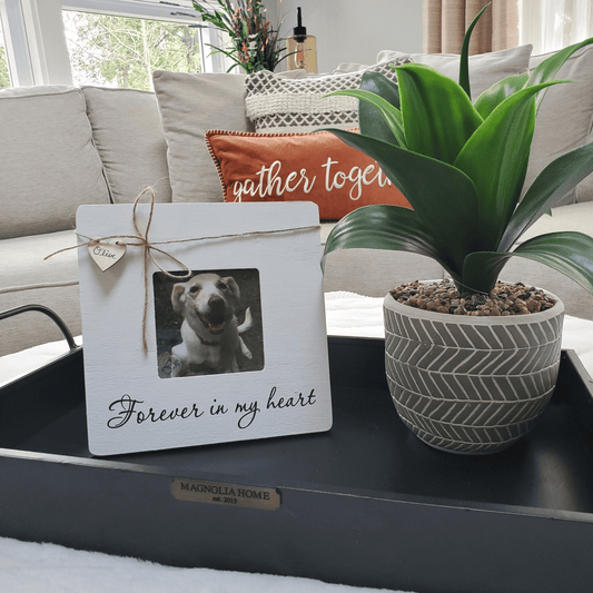 Forever In My Heart Pet Loss Picture Frame - Love, Baxter