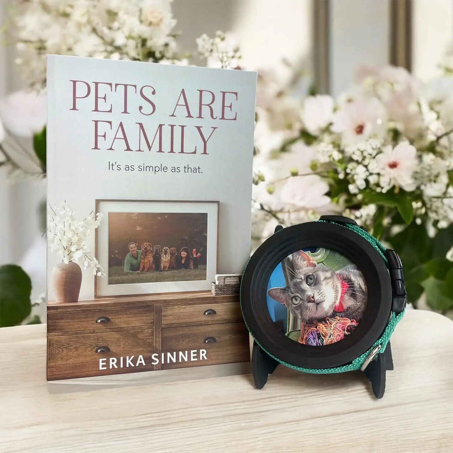 Pets Are Family Book & Collar Picture Frame Bundle