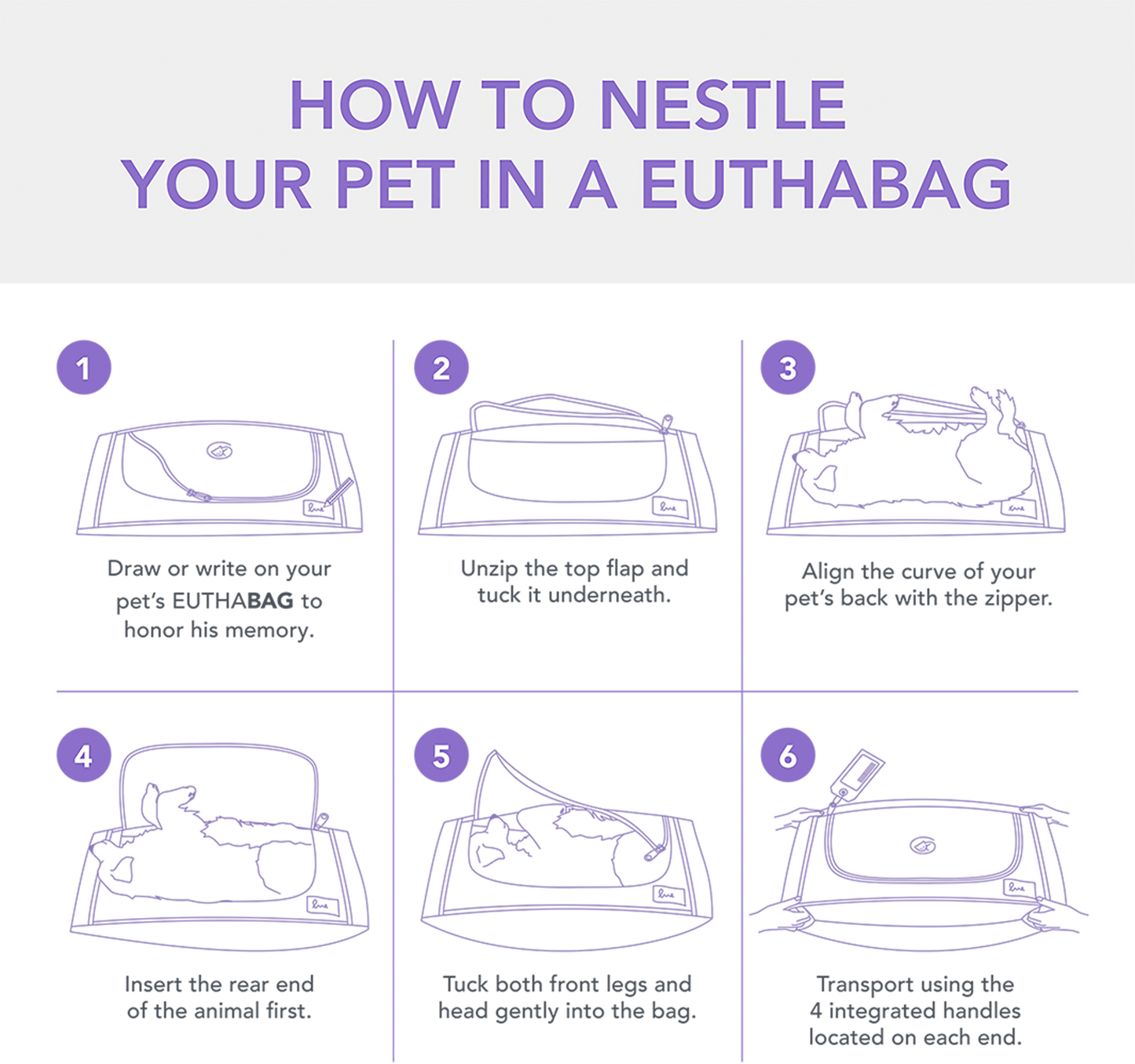 Beautiful Goodbye Pet Burial Kit - XS