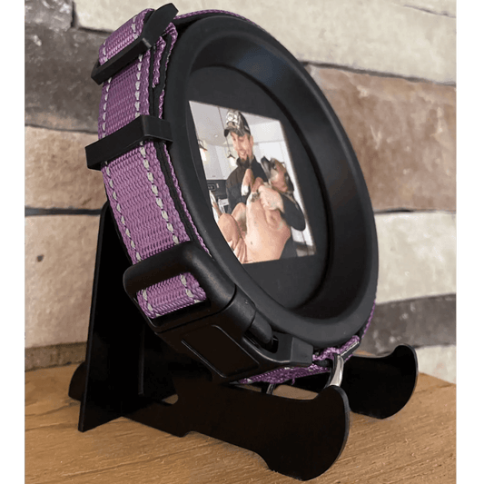 Large Black Acrylic Display Picture Frame Stand - Love, Baxter
