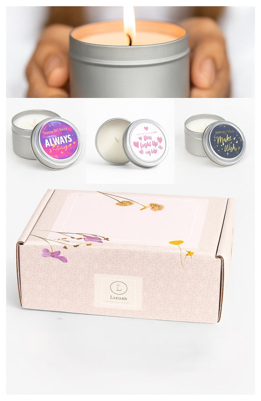 Tin Soy Candle Trio