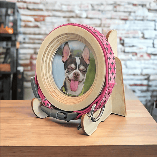Small Wood Display Picture Frame Stand - Love, Baxter