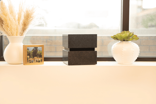 The Stanton Pet Urn in Navy - Love, Baxter