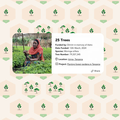 Pet Memorial Tree Grove (25 Trees)