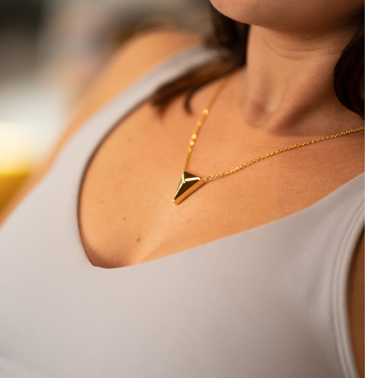 The Pyramid Pet Cremation Necklace