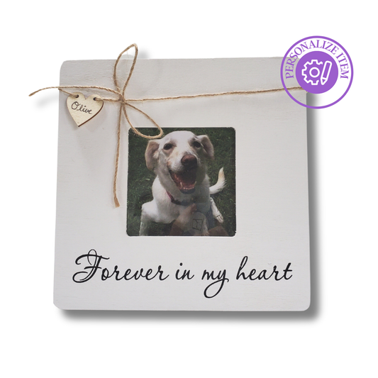 Forever In My Heart Pet Loss Picture Frame