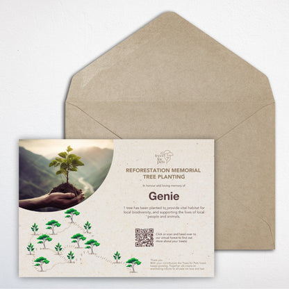 Pet Memorial Tree Planting