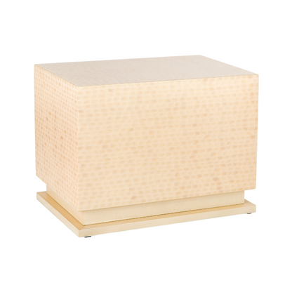 The Thompson Pet Urn in Cream