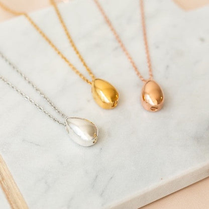 The Hepburn Teardrop Pet Cremation Necklace