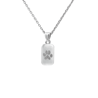 Customizable Classic Pet Rectangle Pendant