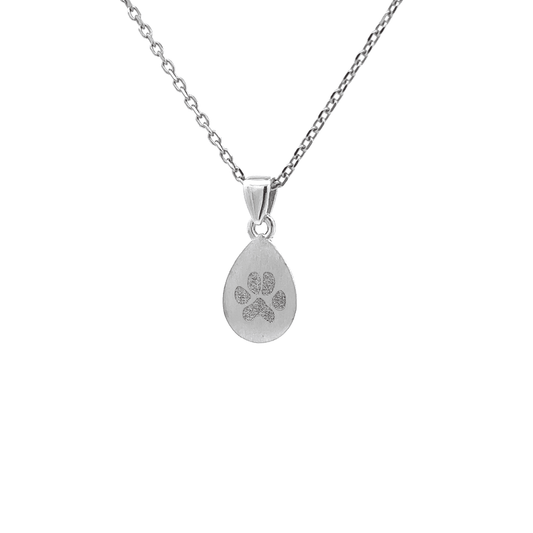 Customizable Classic Pet Teardrop Pendant