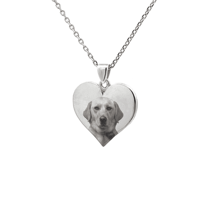 Customizable Classic Pet Heart Pendant