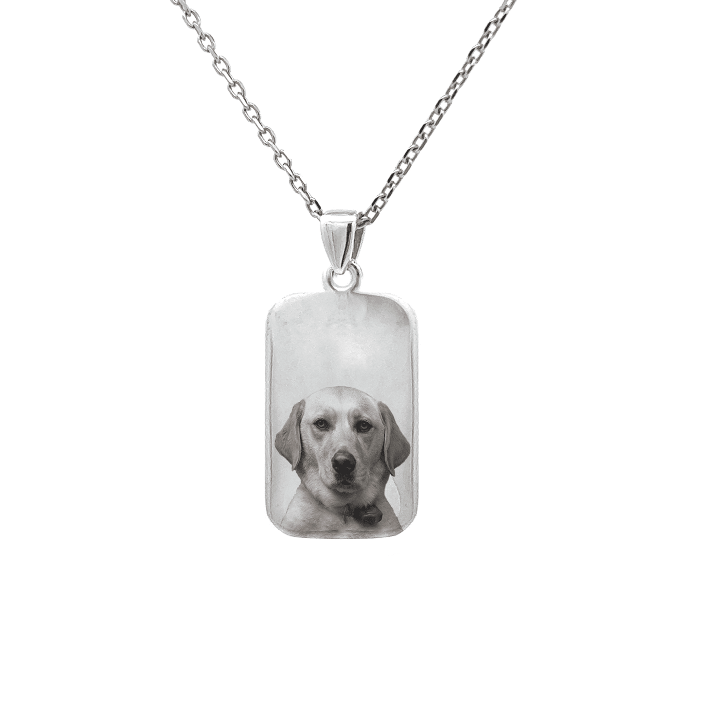 Customizable Classic Pet Rectangle Pendant