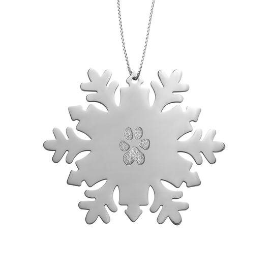 Customizable Pet Snowflake Ornament