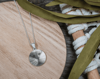 Customizable Classic Pet Circle Pendant
