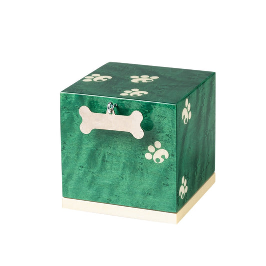 The Ludlow Pet Urn in Green