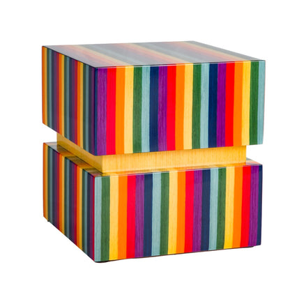 The Stanton Pet Urn in Vibrant Multicolor