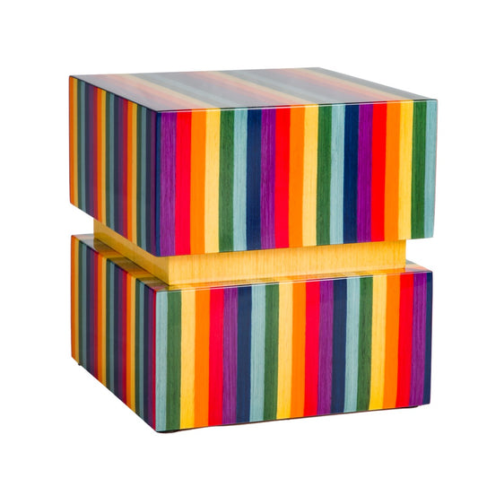 The Stanton Pet Urn in Vibrant Multicolor