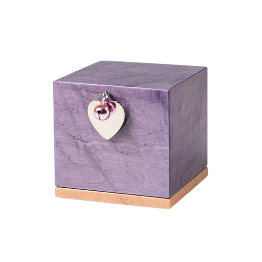 The Ludlow Pet Urn in Purple