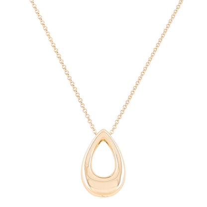The Hollow Teardrop Pet Cremation Necklace