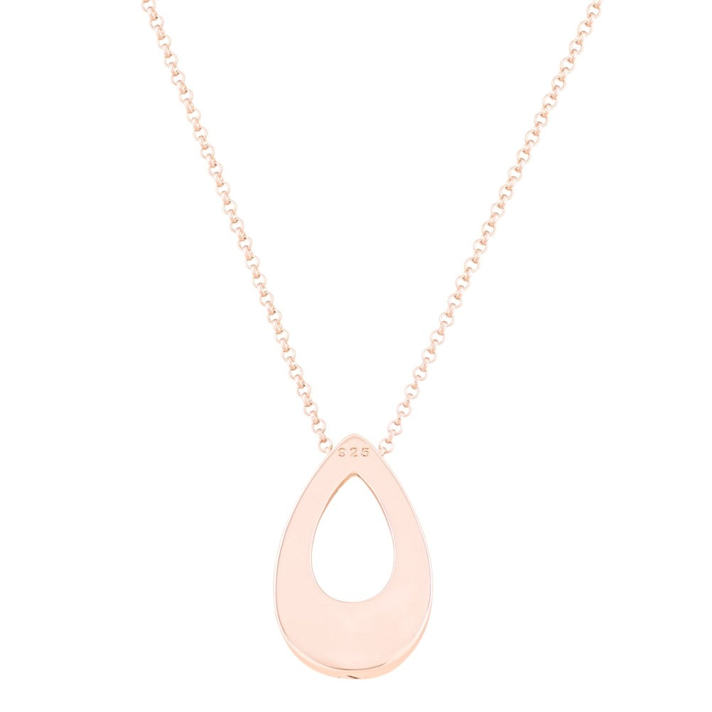 The Hollow Teardrop Pet Cremation Necklace