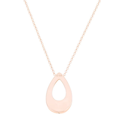 The Hollow Teardrop Pet Cremation Necklace