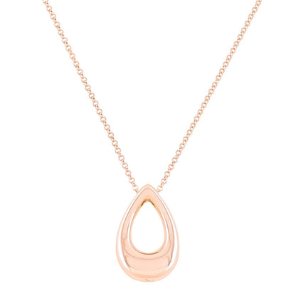 The Hollow Teardrop Pet Cremation Necklace
