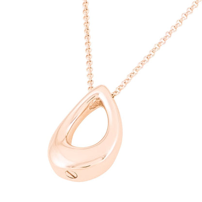 The Hollow Teardrop Pet Cremation Necklace