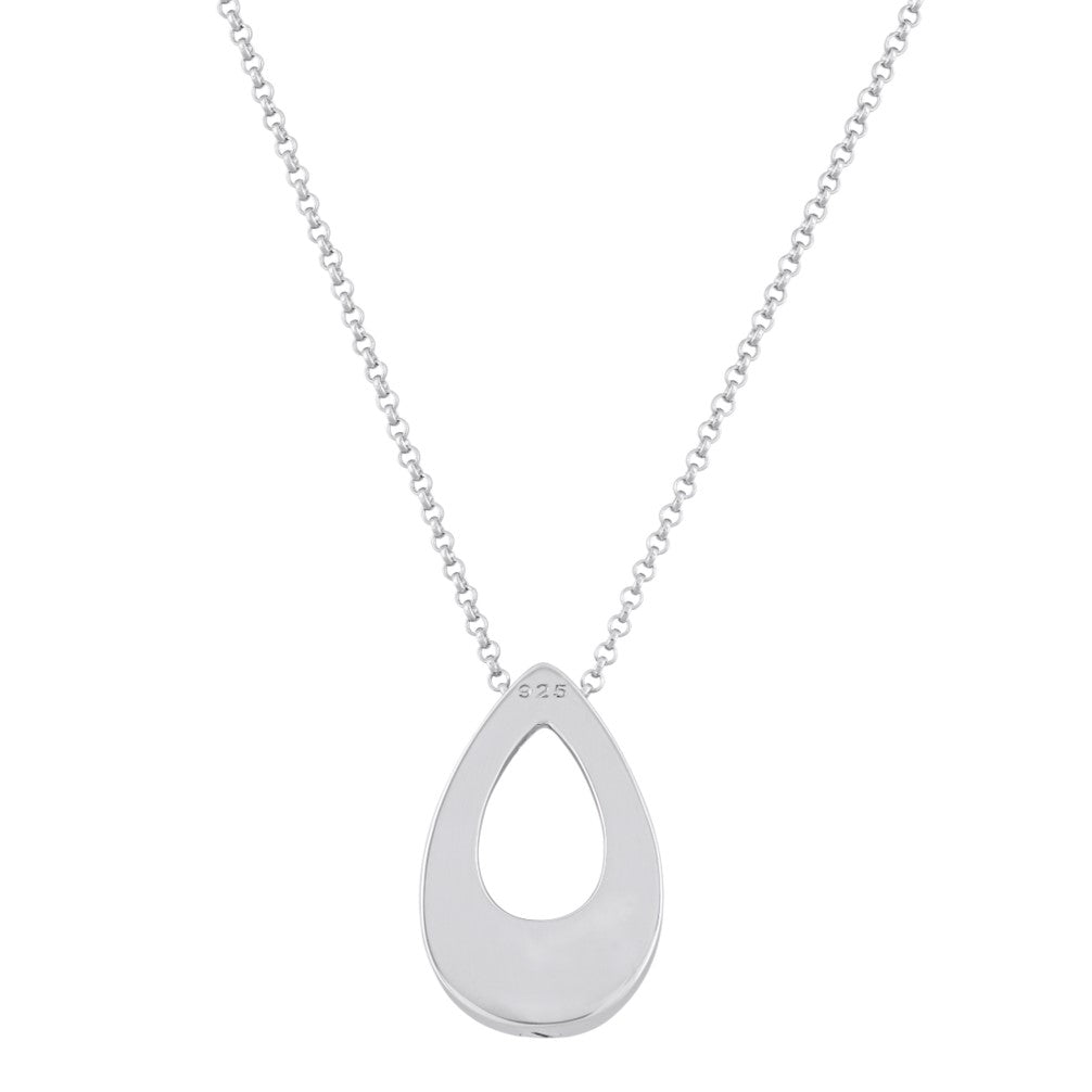 The Hollow Teardrop Pet Cremation Necklace