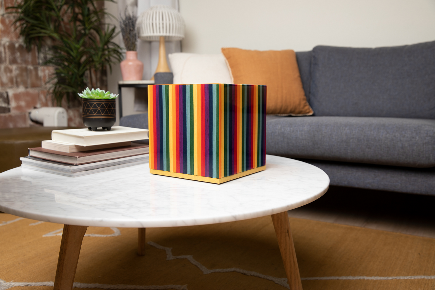 The Madison Pet Urn in Vibrant Multicolor
