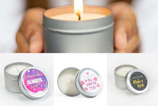 Tin Soy Candle Trio