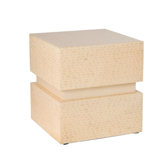 The Stanton Pet Urn in Cream