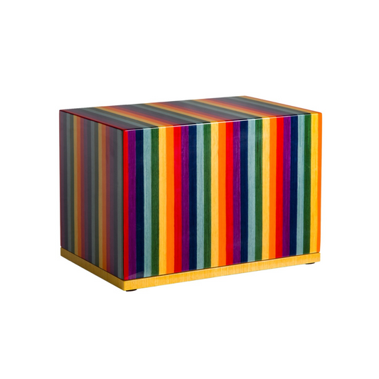 The Hudson Pet Urn in Vibrant Multicolor