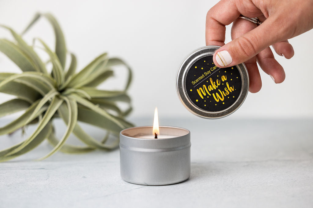 Tin Soy Candle Trio