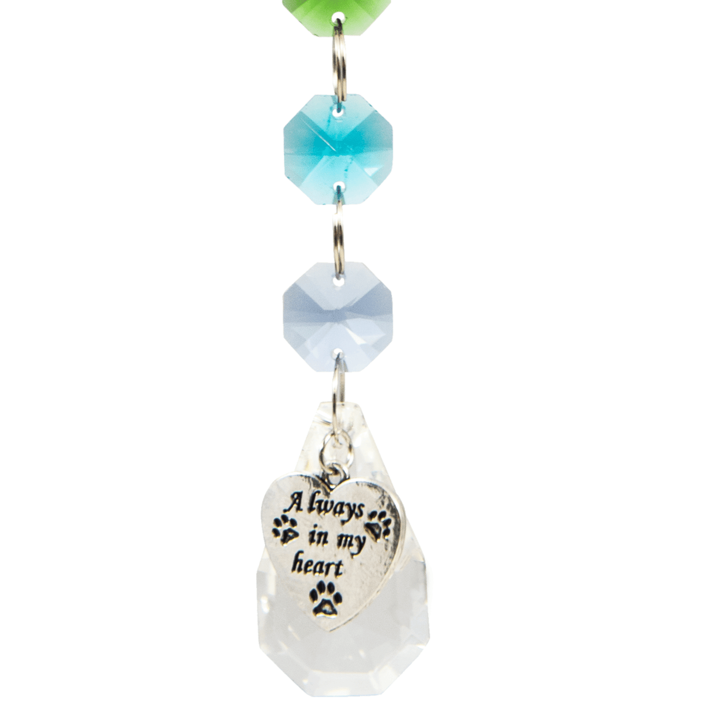 Crystal Rainbow Pet Memorial Suncatcher - Dogs & Cats - Love, Baxter